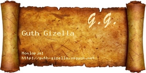 Guth Gizella névjegykártya